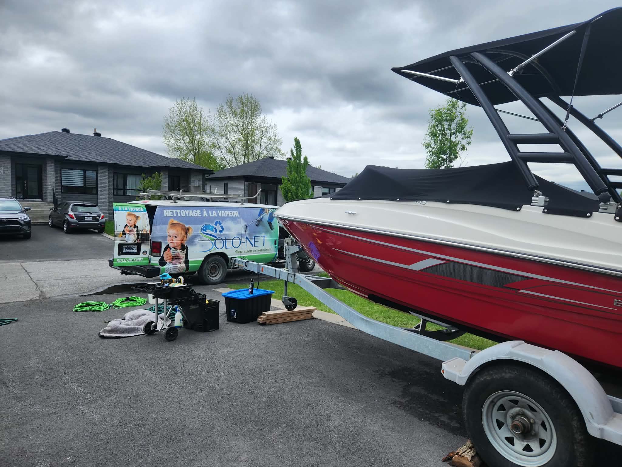 Nettoyage de bateaux