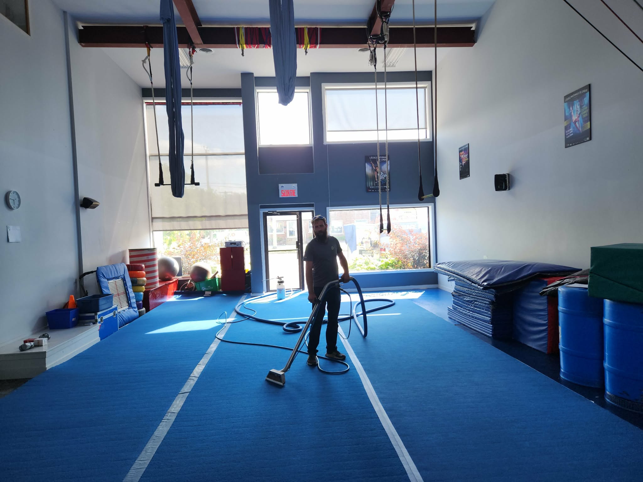 Nettoyage de tapis commercial
