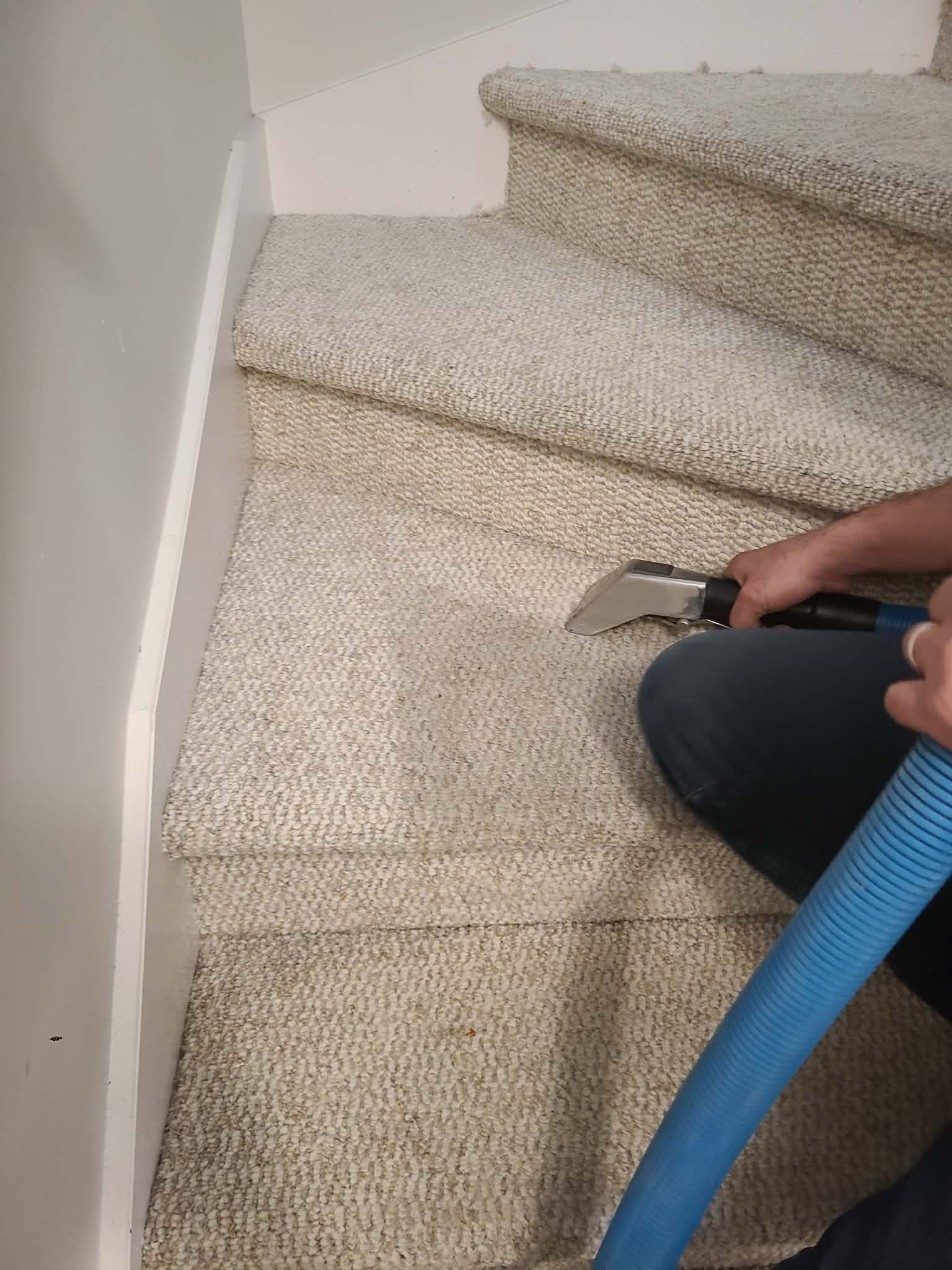 Nettoyage escaliers tapis